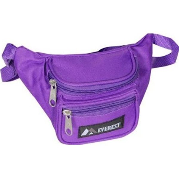 Everest Everest 044KS-DPL Signature Waist Pack - Junior - Dark Purple 044KS-DPL